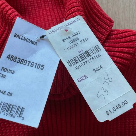 RARE and adorable Balenciaga Turtleneck with matching backpack!  NWT, 36 - Picture 9 of 10